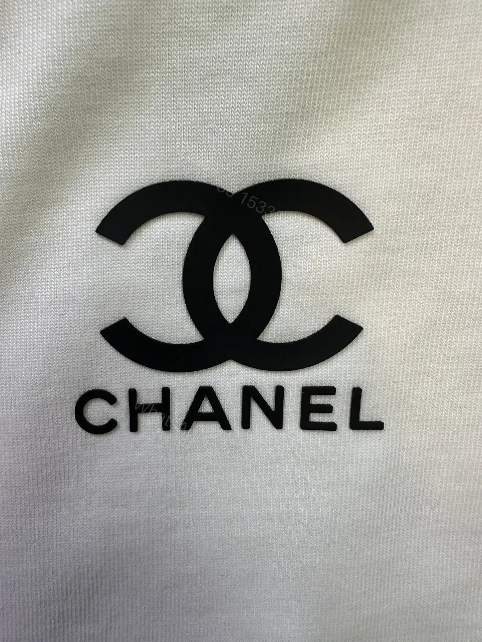 View 4 of White Cotton Tee, Minimal Logo, Luxury Everyday Comfort