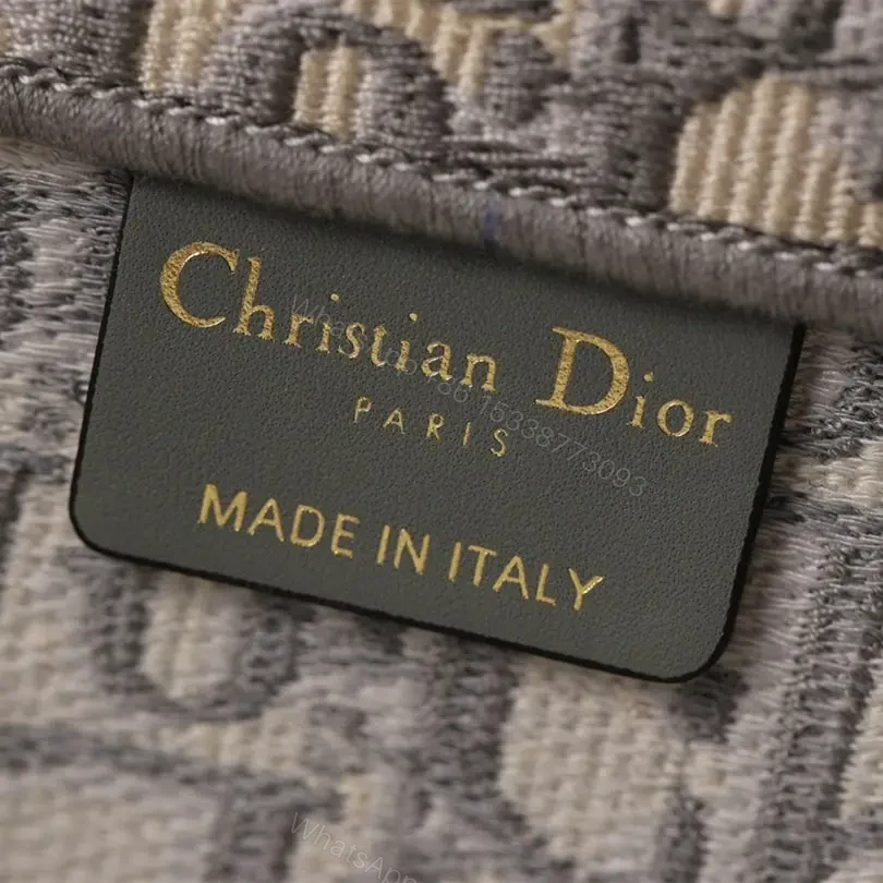 View 10 of 高仿Dior*BookTote系列Oblique印花灰色M免檢版