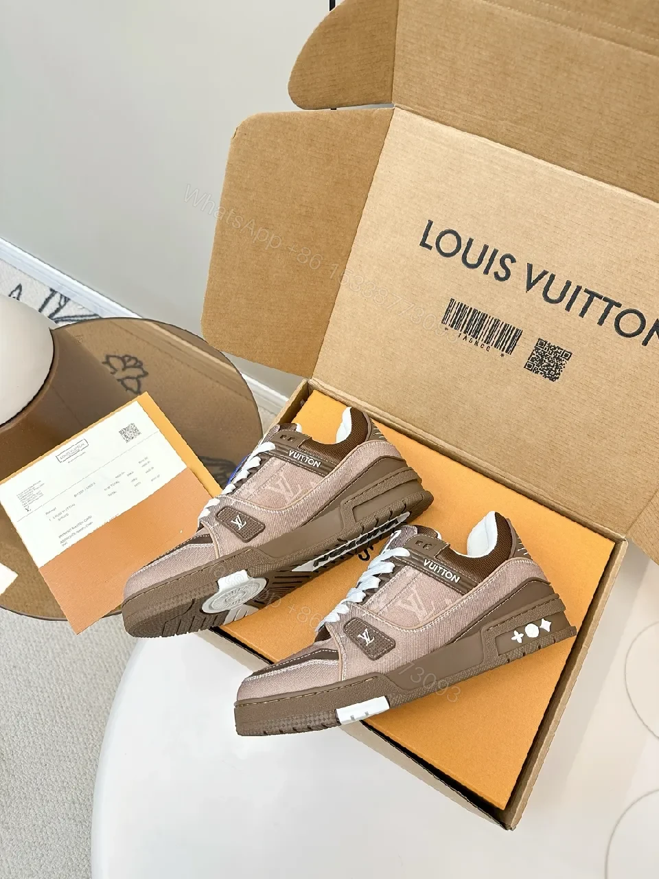 View 5 of Brown Taupe Suede-Textured Luxe High-Tops: All-Day Comfort