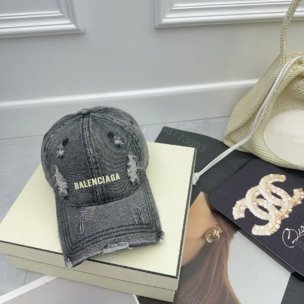 View 8 of Distressed Cotton Cap — Modern Edge, Logo-Centric Style