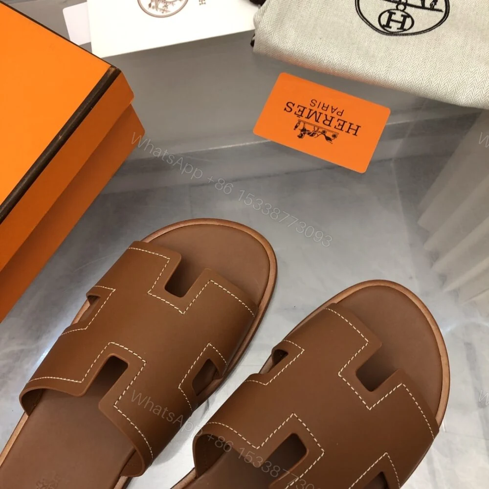 View 6 of Hermes Izmir Sandal Brown H221826ZHA3415