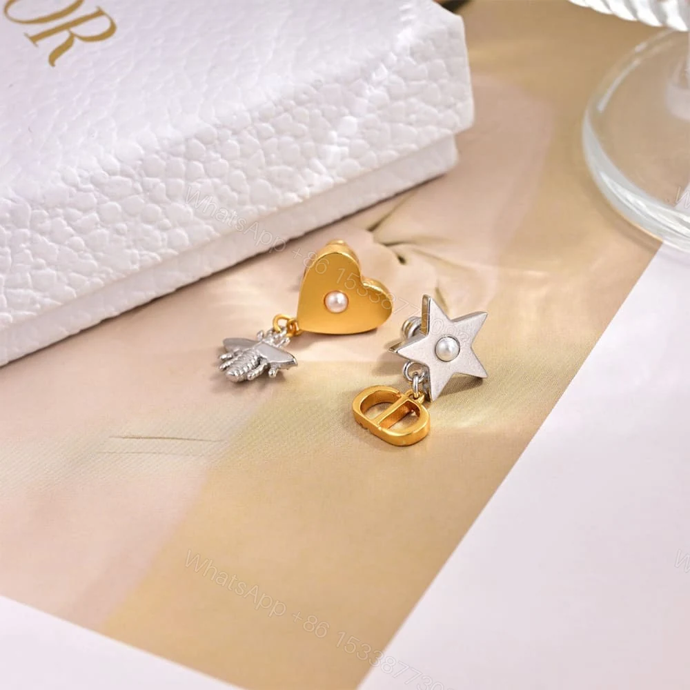View 2 of DIOR Petit CD Lucky Charms Earrings