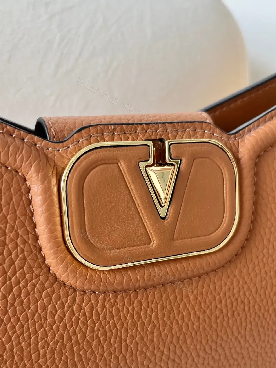 View 2 of Pebbled Leather Crossbody: Structured Chic, Everyday Luxury