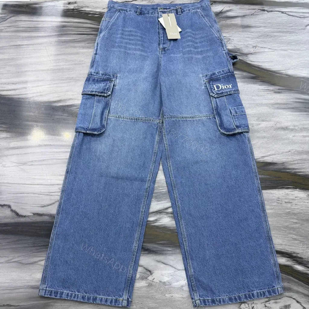 View 7 of Denim Cargo Relaxed Fit: Premium Utility Pants