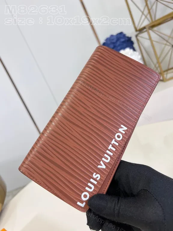 View 3 of Tactile Epi Wallet - Cognac Leather, Designer-Style Card Organizer