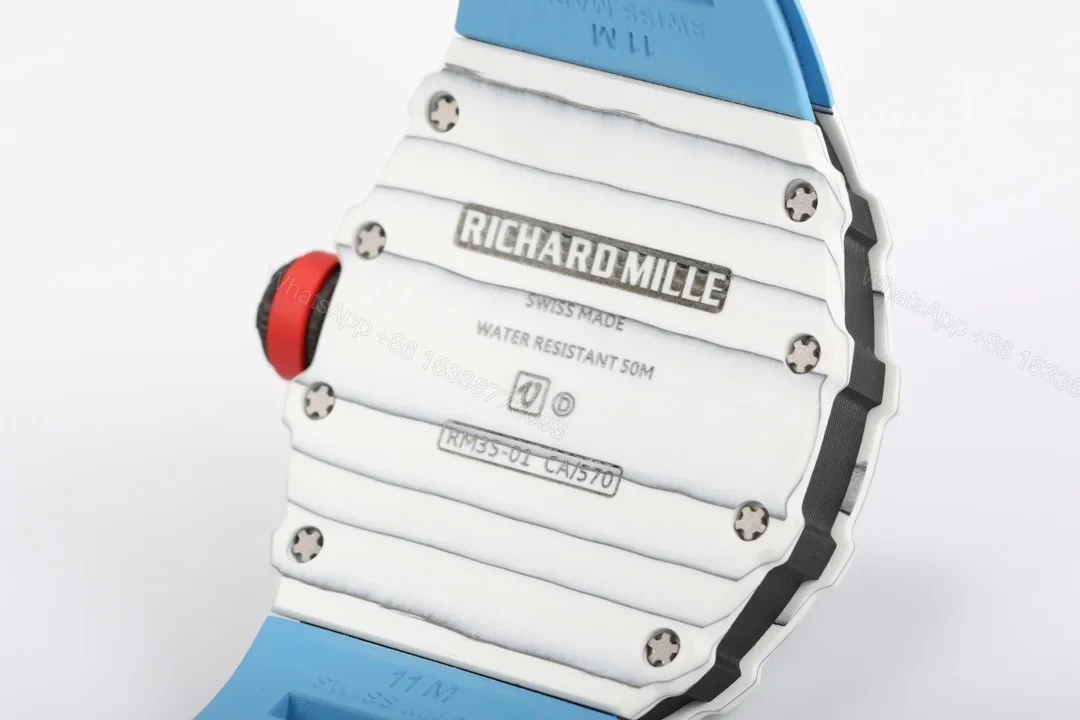 View 7 of Richard Mille RM35-01 NTPT Carbon Fiber RMUL3 Skeleton Automatic Watch RM35-01-NTPT-WG