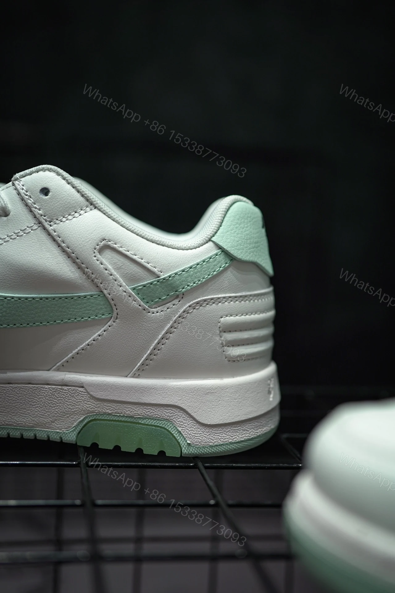 View 6 of OFF-WHITE Out Of Office White Light Green