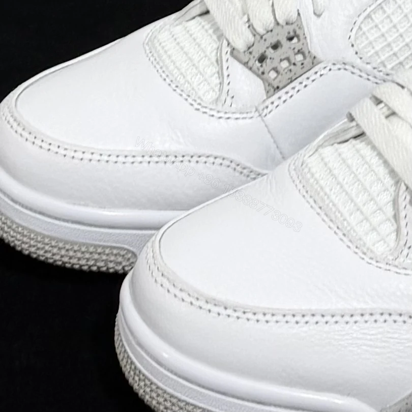 View 4 of Air Jordan 4 Retro White Oreo Reps