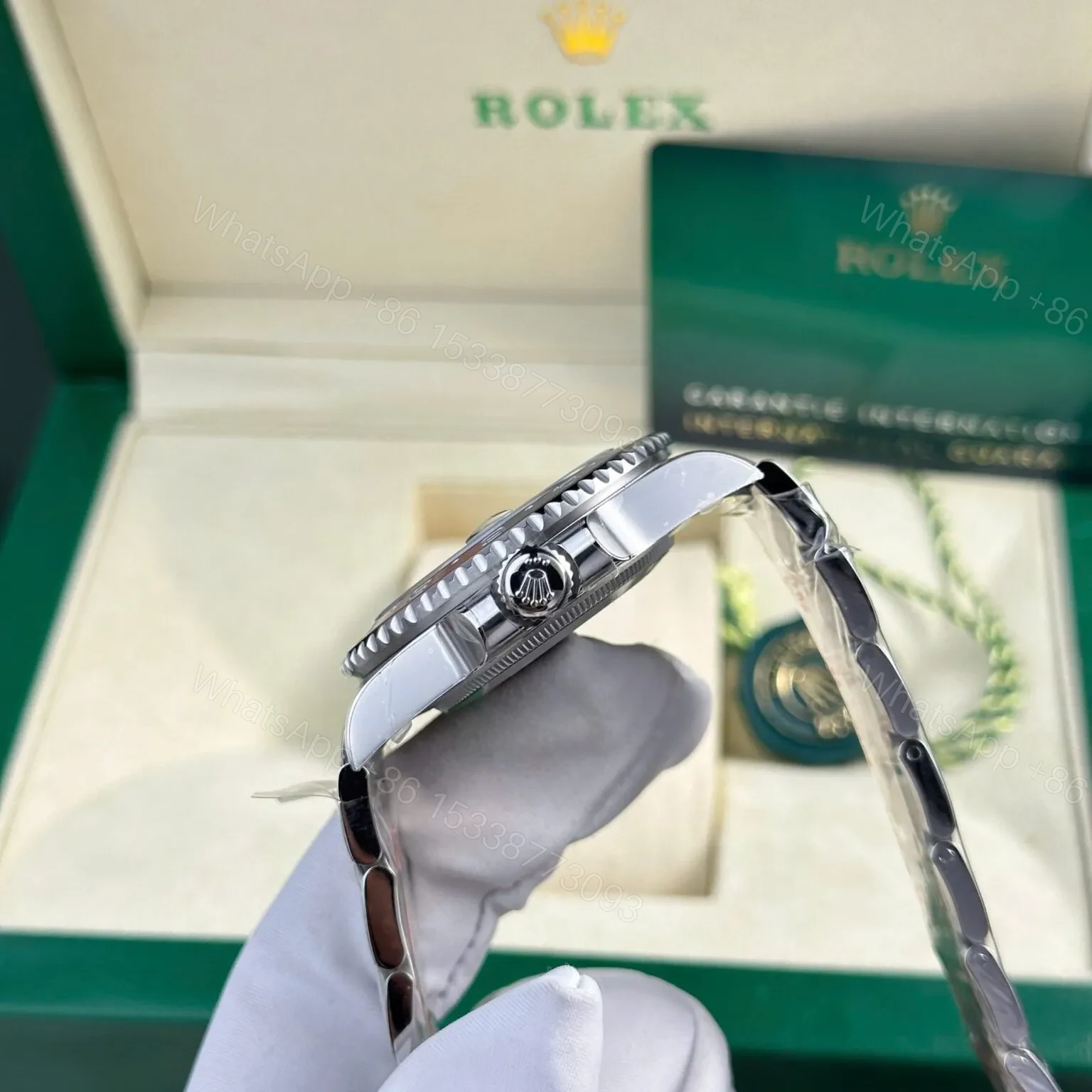 View 8 of Replica Rolex GMT-Master II Black Dial 116719