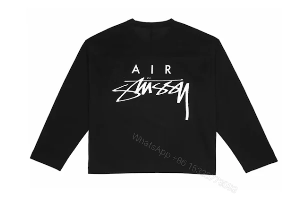 View 3 of Stussy x Nike Dri-FIT Mesh Jersey Black