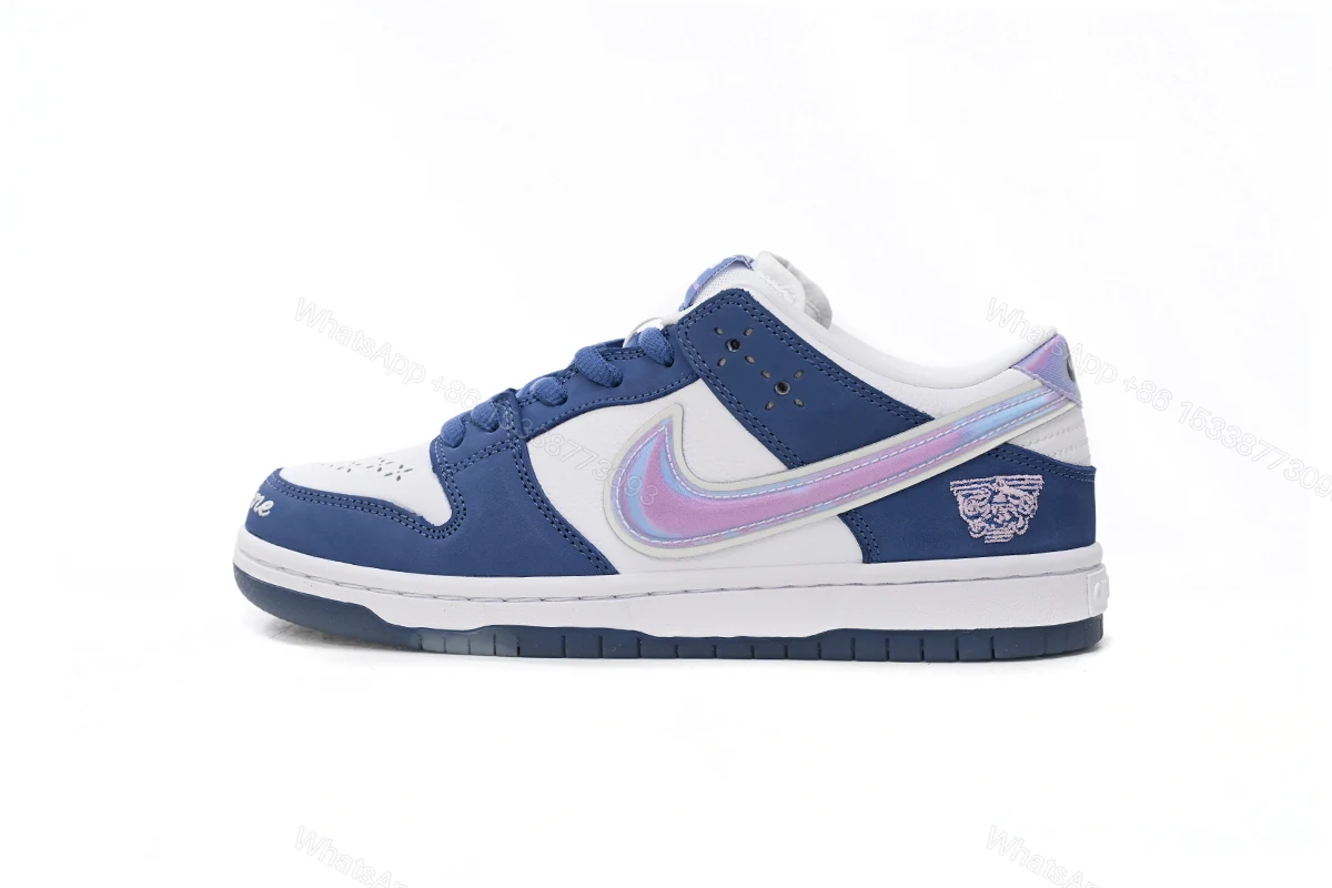 View 13 of Born x Raised x Nike SB Dunk Low Blue White FN7819-400