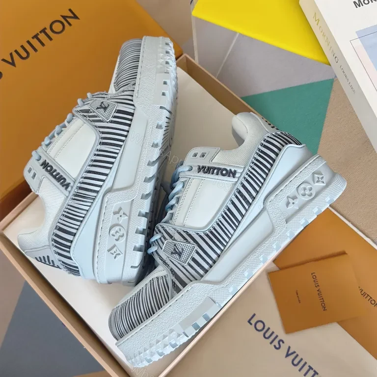 View 6 of Refined LV-Inspired Luxury Sneakers: Elevated Comfort