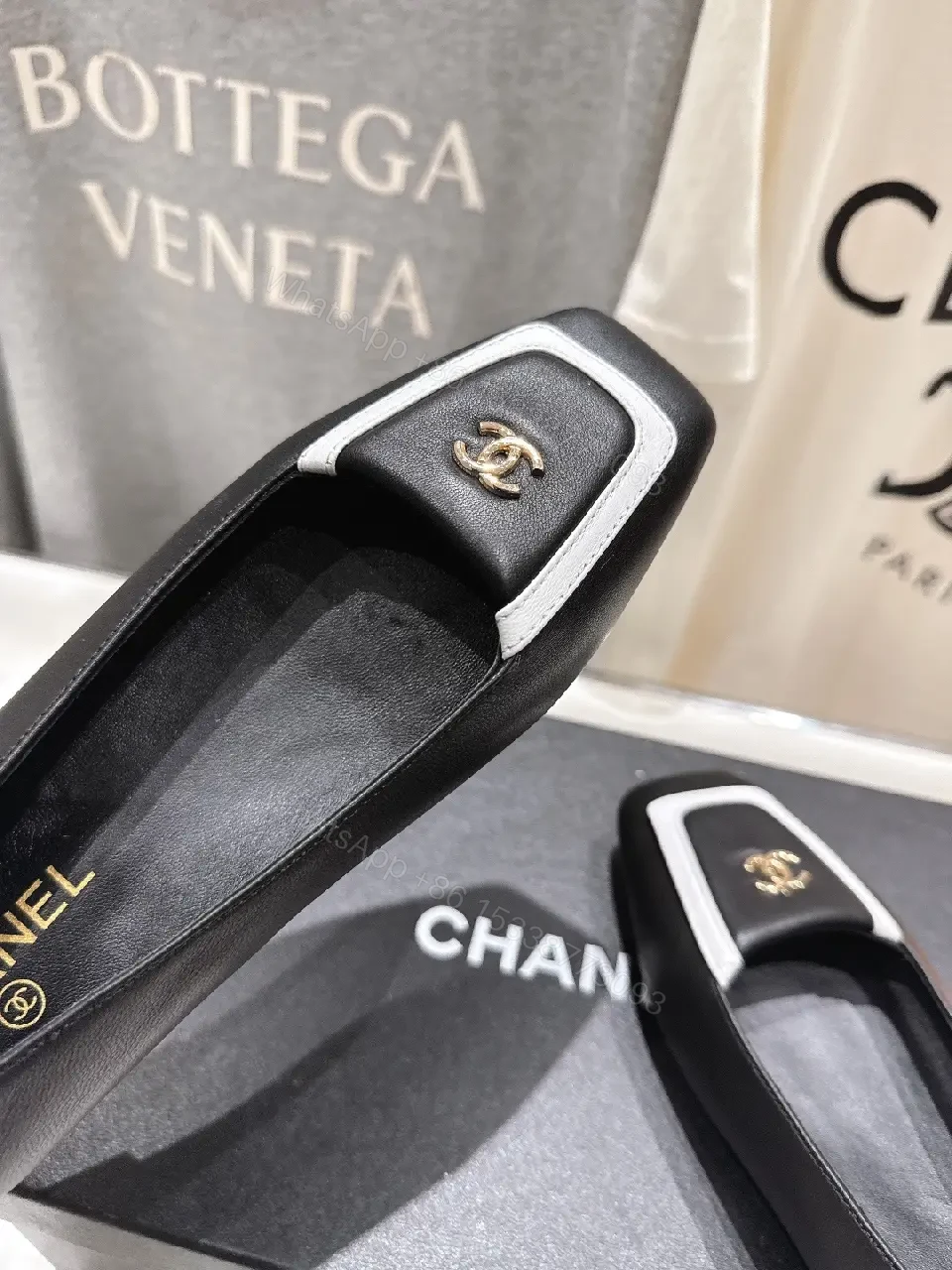 View 6 of Black Leather Loafers + Premium Leather + Minimalist + Signature Hardware + Loafers