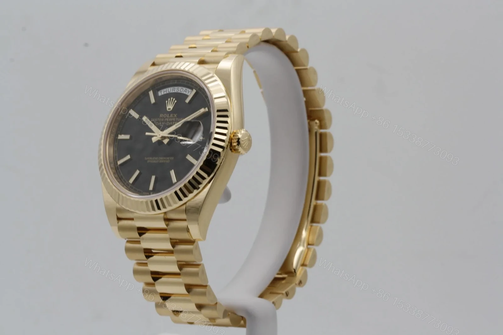 View 2 of Superclone Rolex Day-Date Black Dial 228238 40 mm
