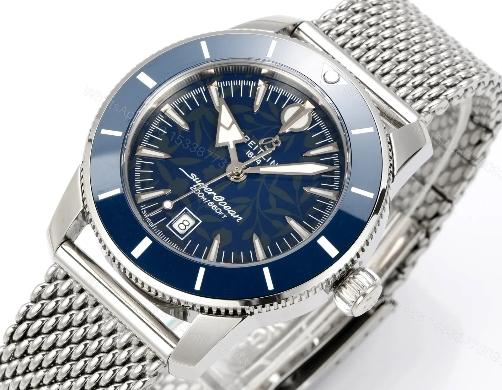 View 4 of Breitling Superocean Heritage II 42 Stainless Steel BlueDial Bracelet AB2010161C1A1