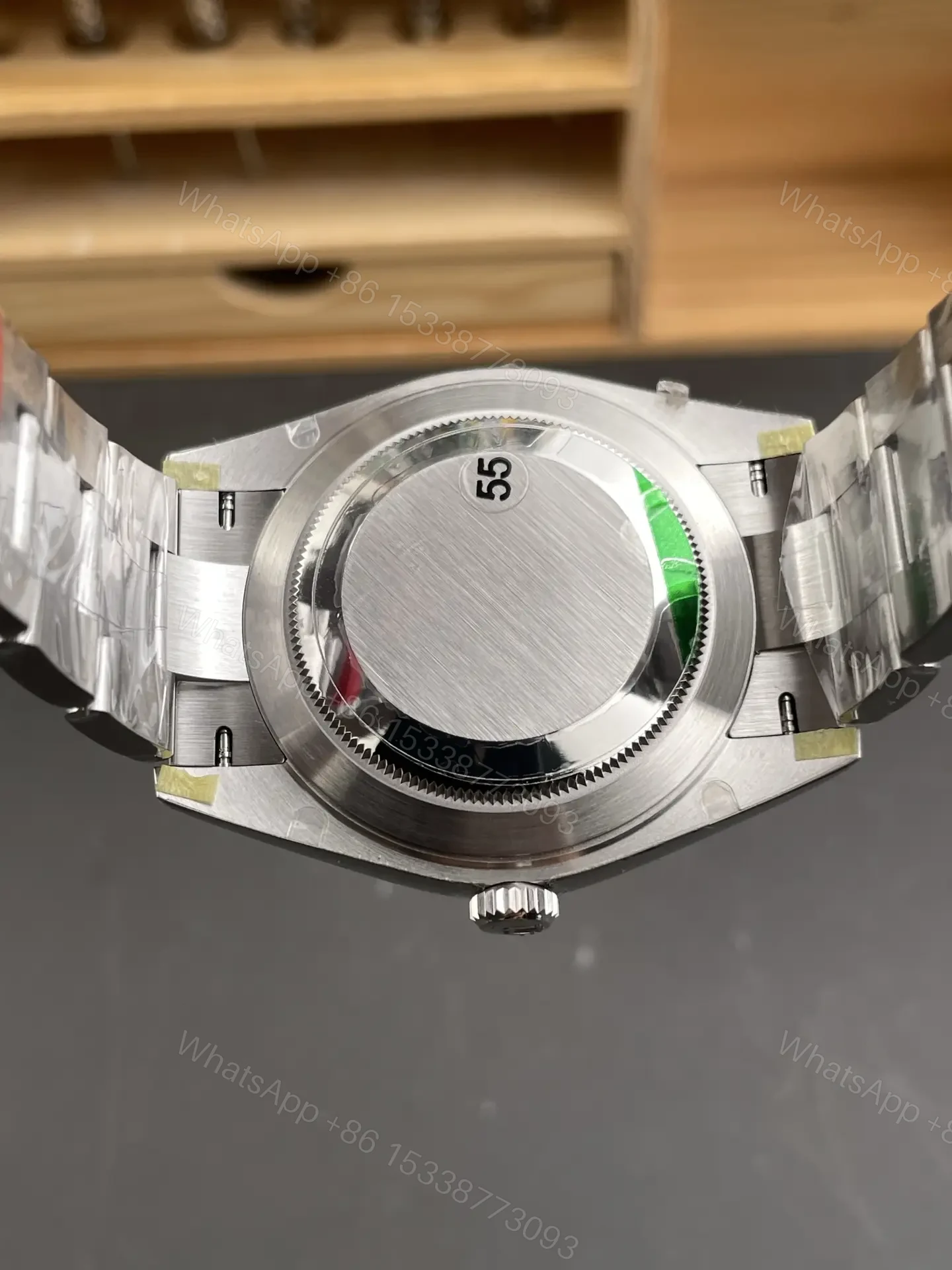 View 10 of Rolex Datejust 41 Stainless Steel Fluted Oyster Dark Rhodium – Diamond 126334-0005