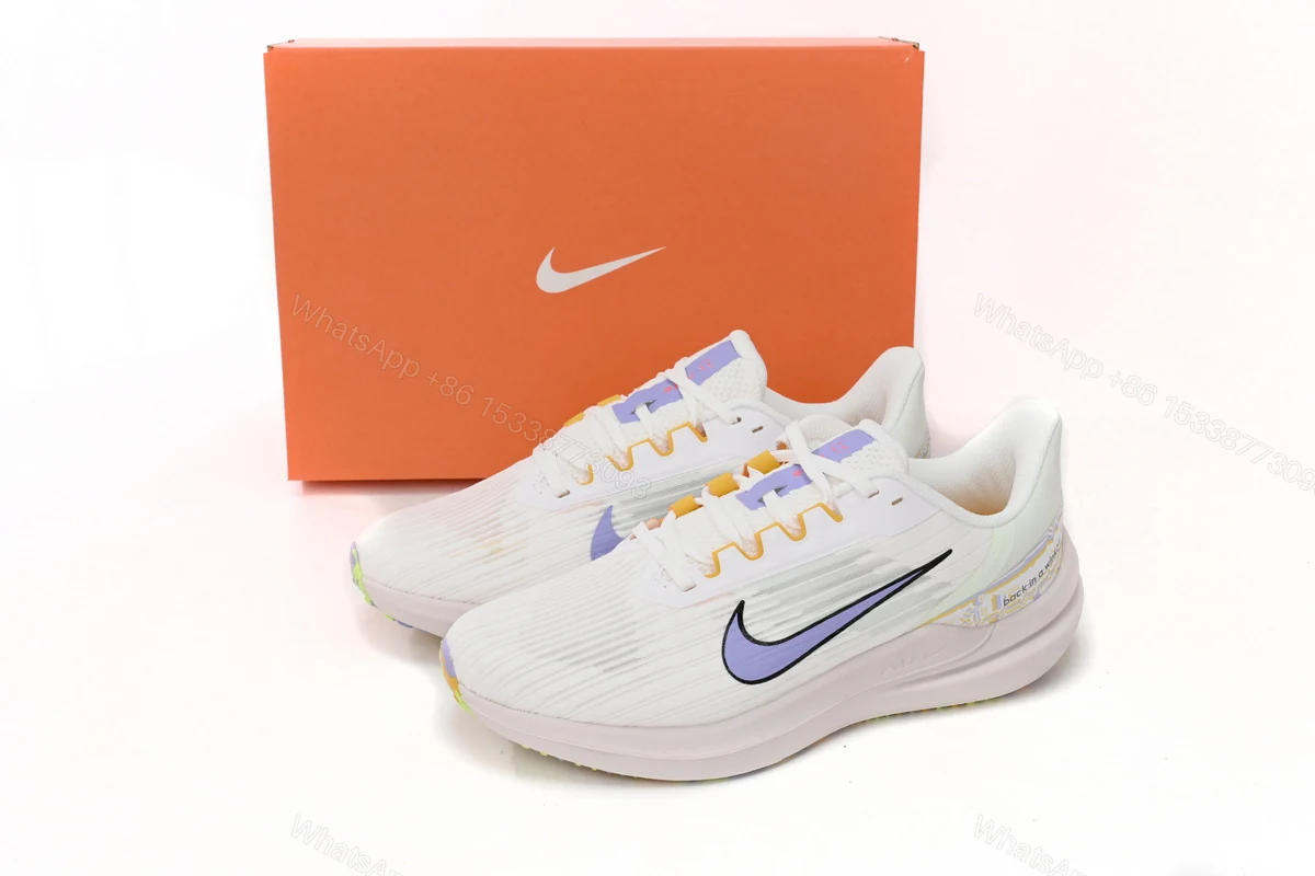 View 2 of Nike Air Winflo 9 White Light Blue DR8802-100