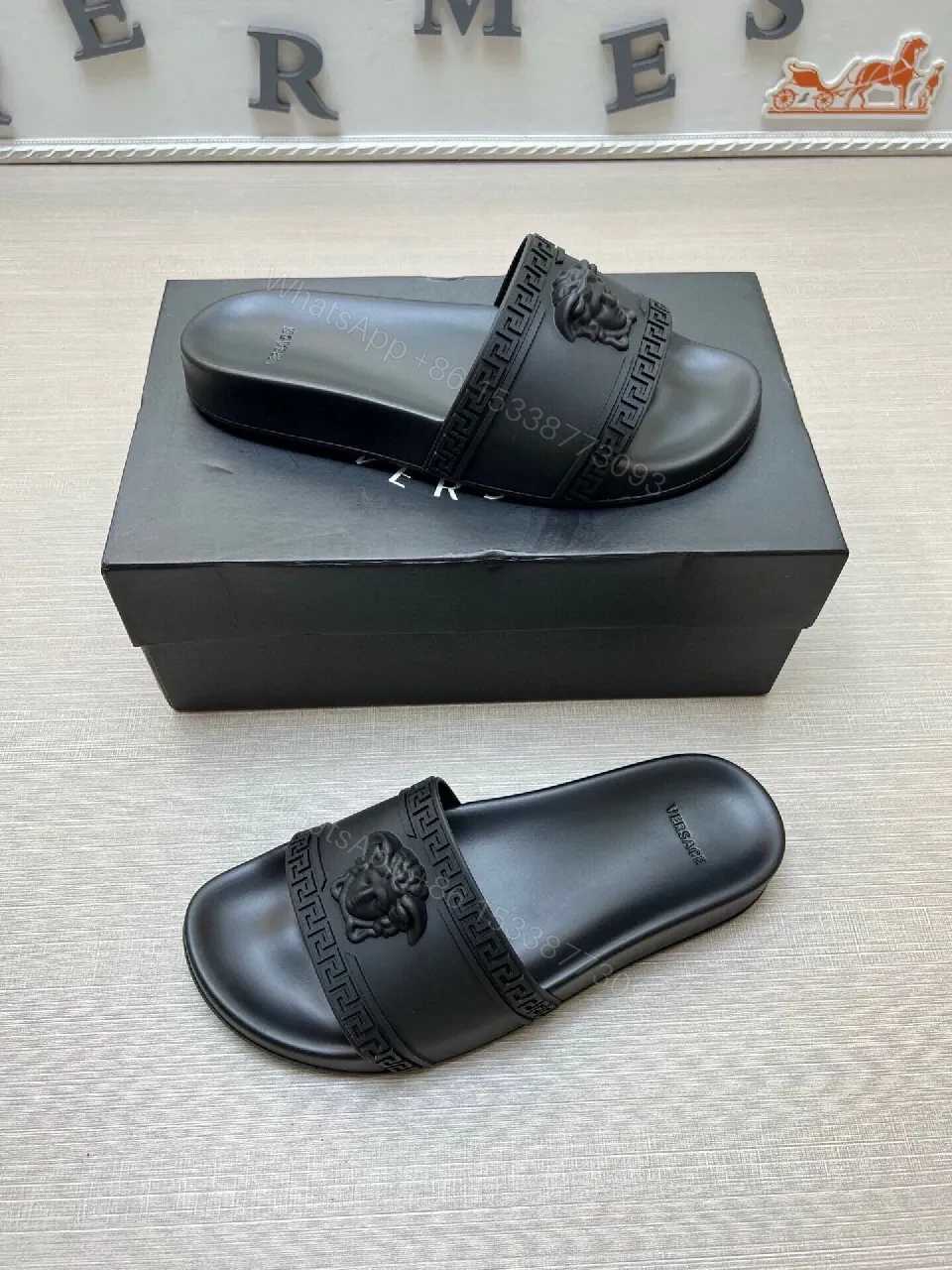 View 4 of Monochrome Minimalist Slide with Luxe Detailing