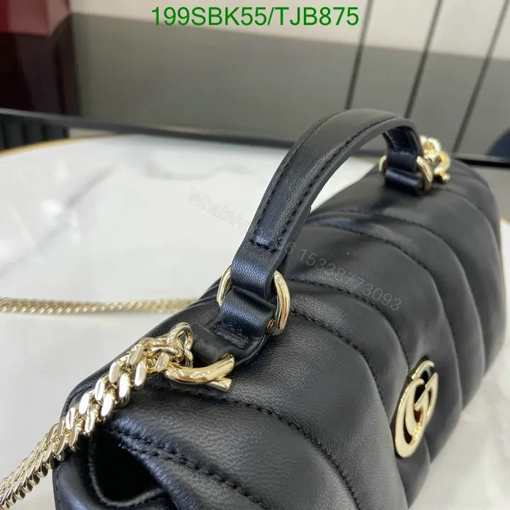 View 7 of Gucci Rosso Ancora Red Leather Mini Top Handle Bag HG258