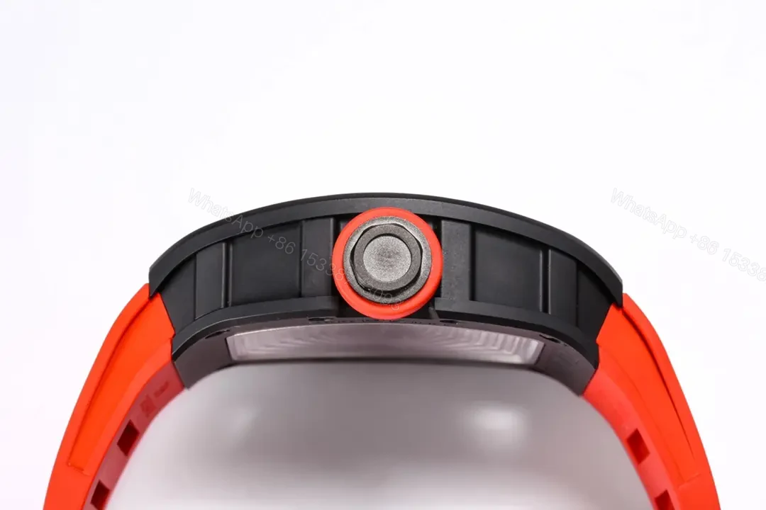 View 3 of APS Factory BBR Richard Mille RM055 Red Rubber Strap