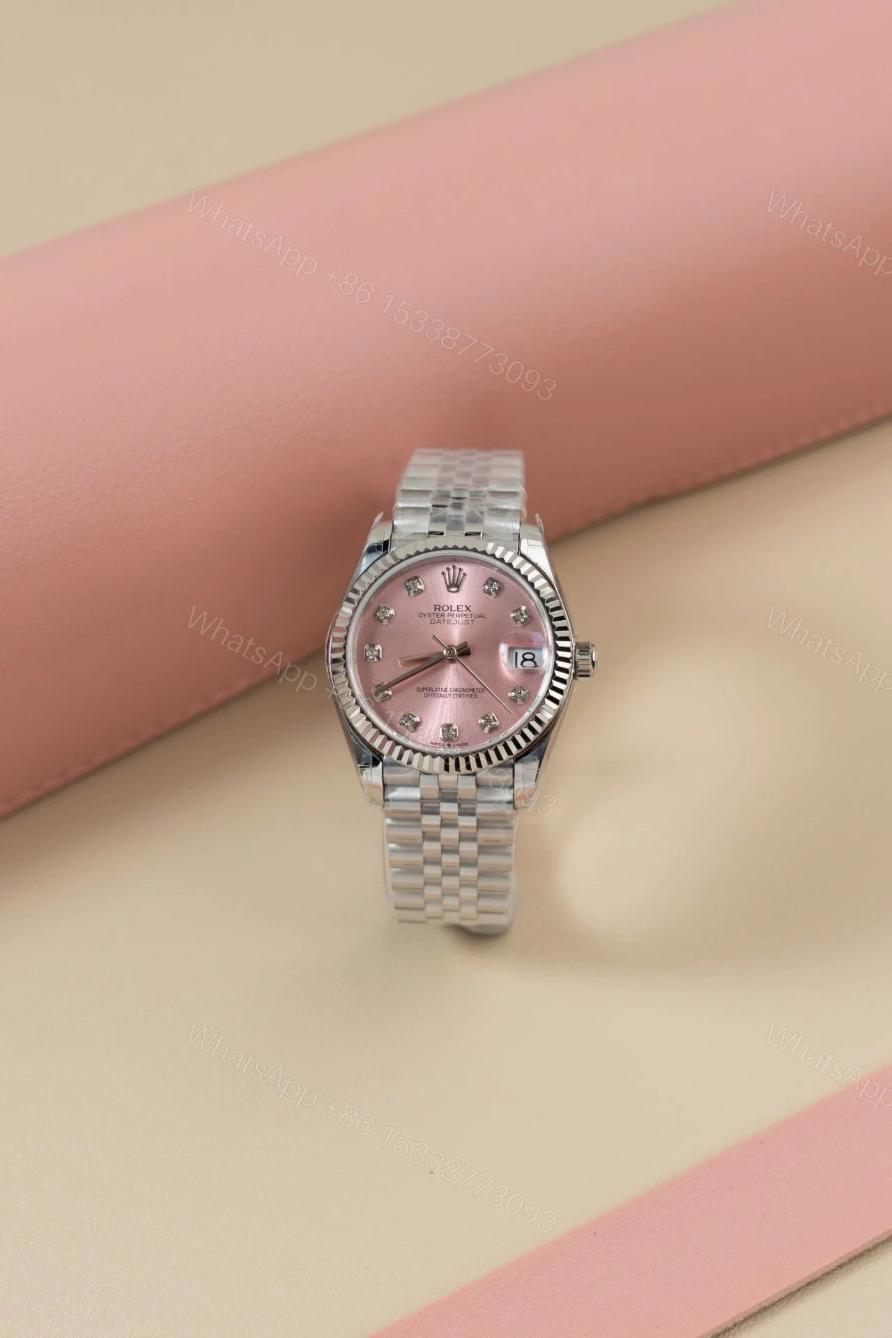 View 2 of Rolex Datejust Pink Diamond Dial 278274-0032 31 mm