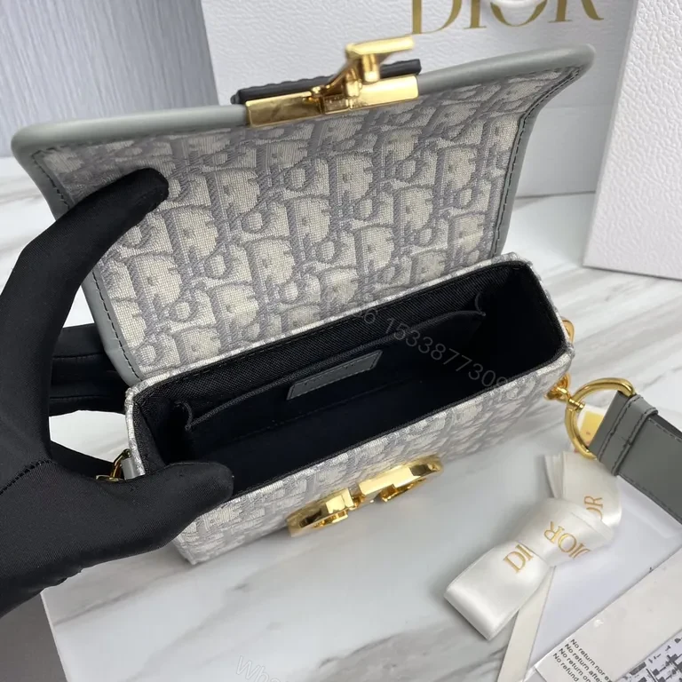 View 6 of Dior Oblique Compact Shoulder Bag - Subtle Luxury, All-Day Versatility