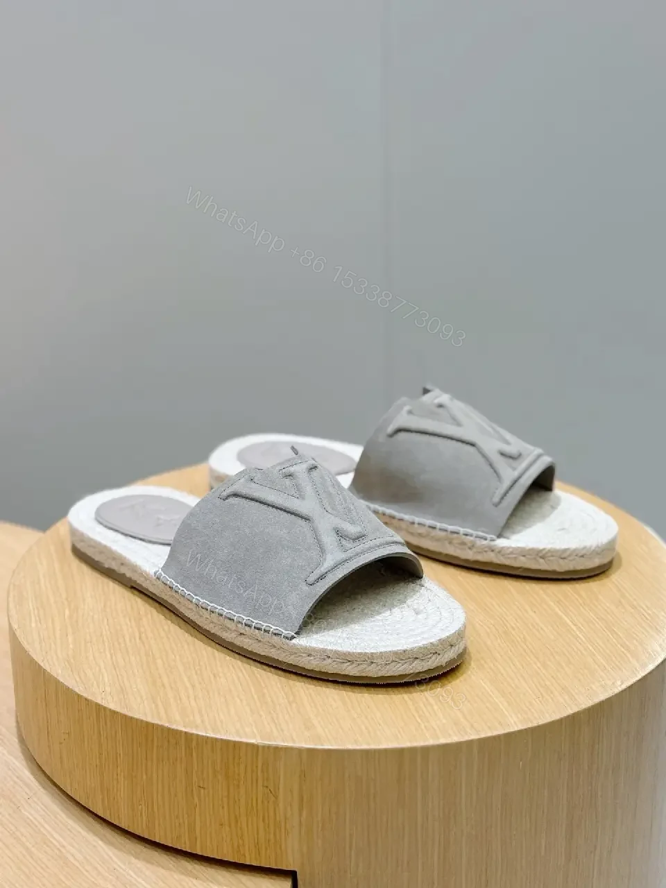 View 4 of Soft-Stride Luxury Sandals: Subtle LV-Inspired Comfort Sandals