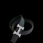View 5 of HERMES TOUAREG LEATHER BELT BLACK 38MM