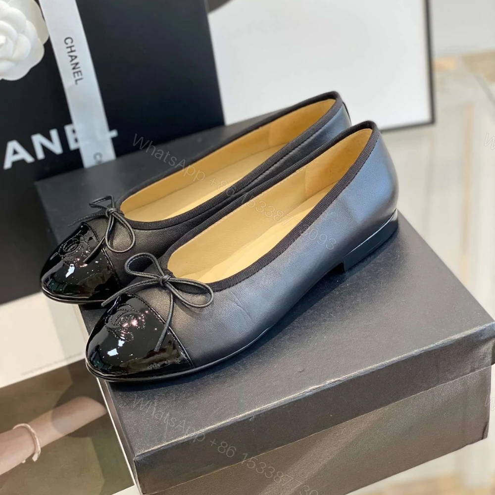 View 3 of Chanel Ballet Flats Black