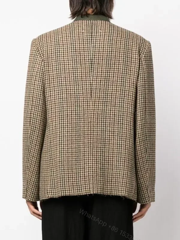View 8 of Textured Check Blazer: Modern Tailoring with Supreme Comfort