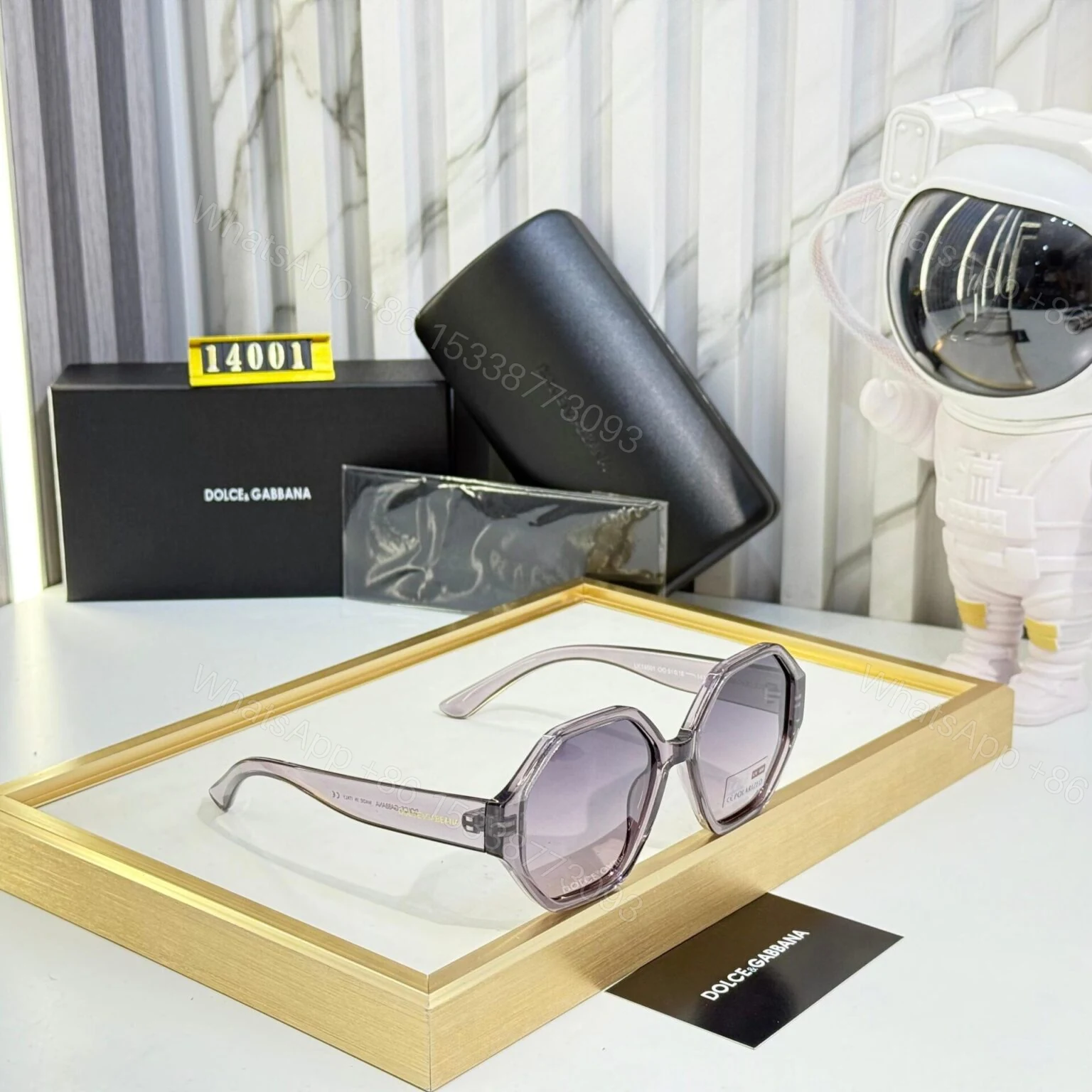 View 3 of D&G Women Sunglass Black UV Protection One Size