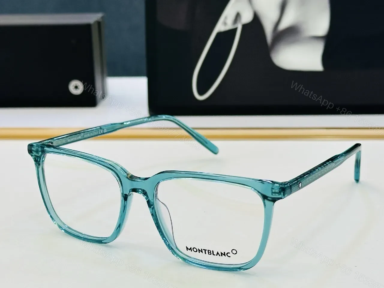View 8 of Black Acetate Rectangular Glasses, Timeless Luxe, Everyday Kind