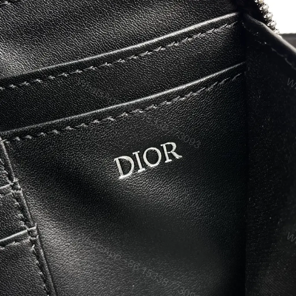 View 2 of Black Leather Crossbody: Embossed Texture, Modern Minimalist Bag
