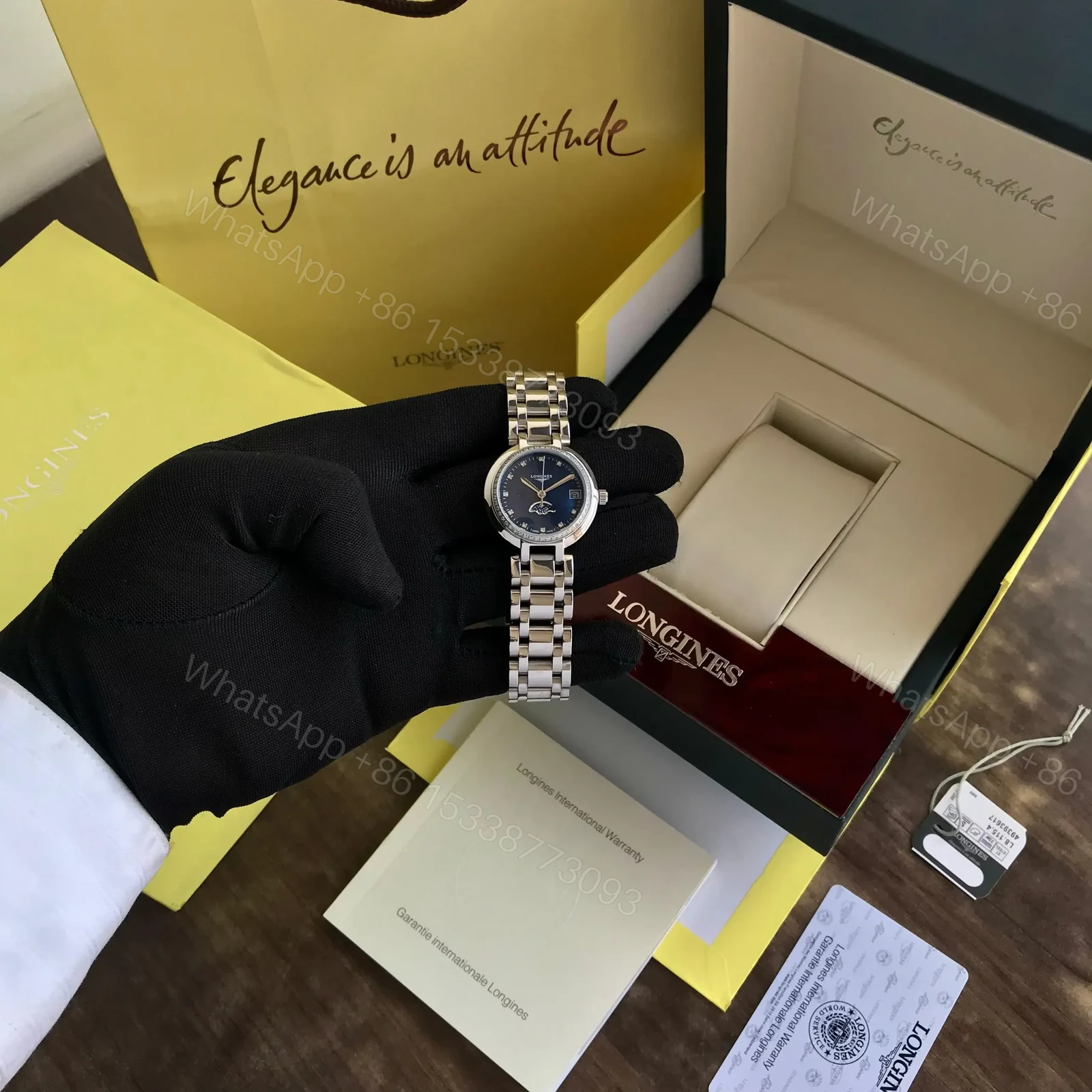 View 3 of Longines For Women’s Model:: Primaluna Features Following