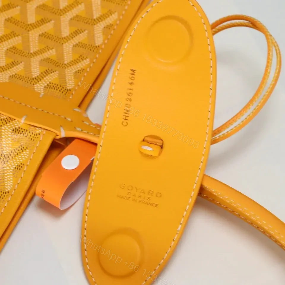 View 9 of 高仿Goyard*STLOUIP7滿印Tote手提袋黃色免檢版小號