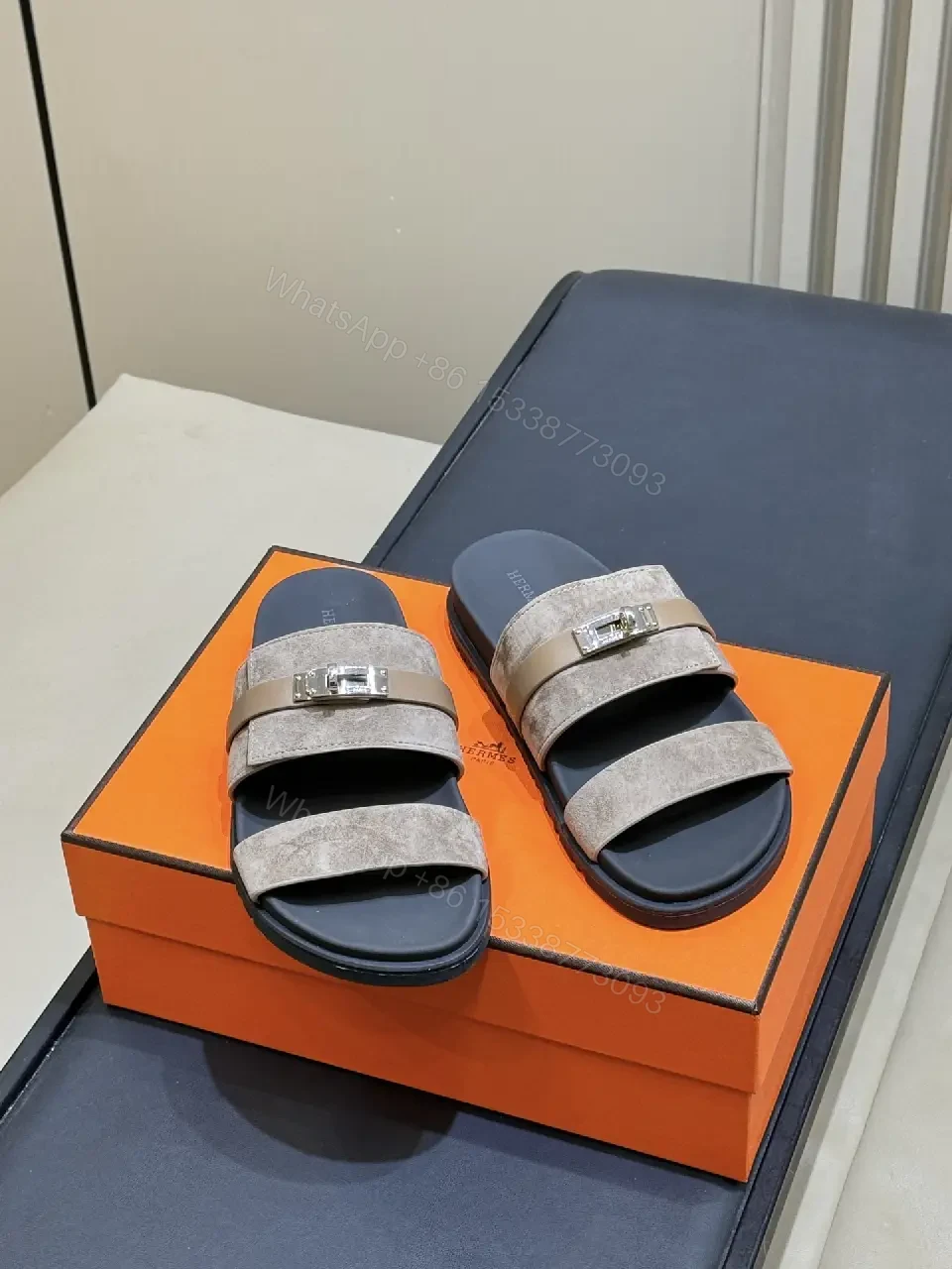 View 5 of Textured Straps Sandals - Luxe Comfort, Everyday Style