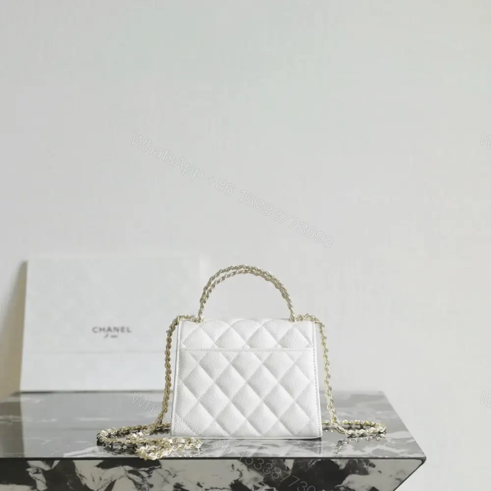 View 2 of 高仿Chanel*23P系列AP3237豎版Kelly手袋白色免檢版