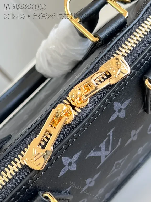 View 2 of Chic Monogram Bowler: Modern Luxury Compact Bag
