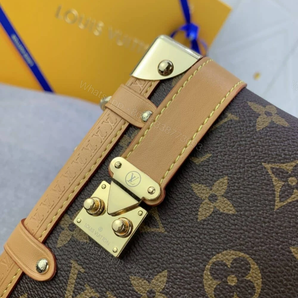 View 6 of Louis Vuitton Side Trunk Monogram Brown 21Cm M46358
