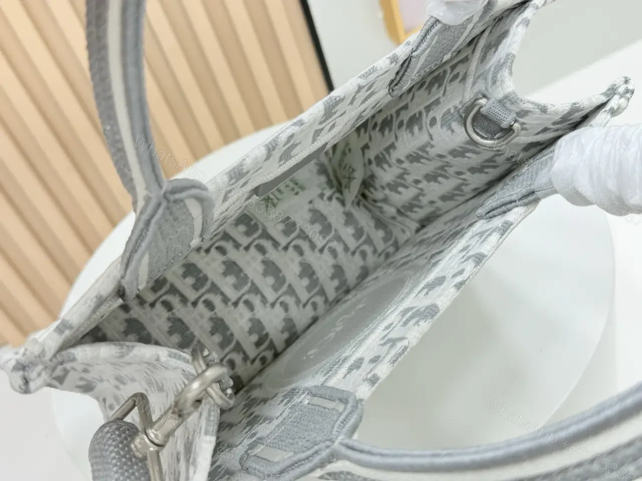 View 5 of Chic Structured Tote: Textured Luxury, Everyday Use