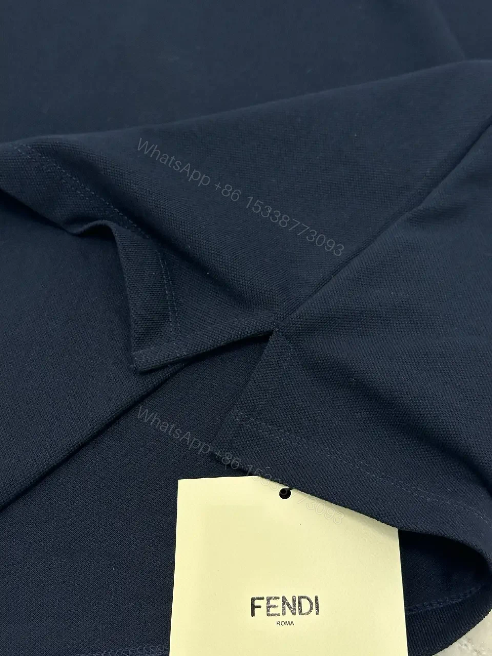 View 2 of Deep Navy Polo | Soft Knit, Subtle Logo, Modern Fit
