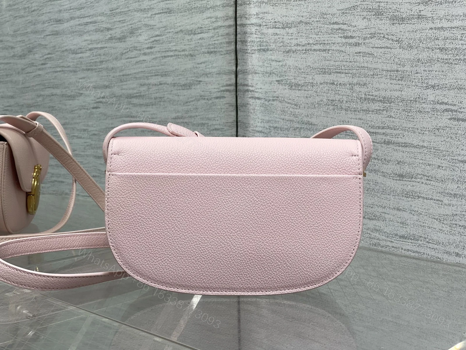 View 2 of Dior Small Dior Médaillon Flap Bag in Pink