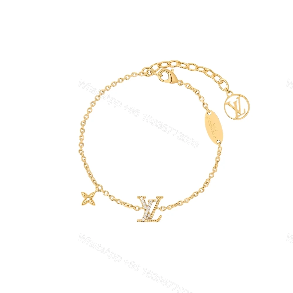 Louis Vuitton Lv Iconic Enamel Bracelet Gold M1137A — view 1