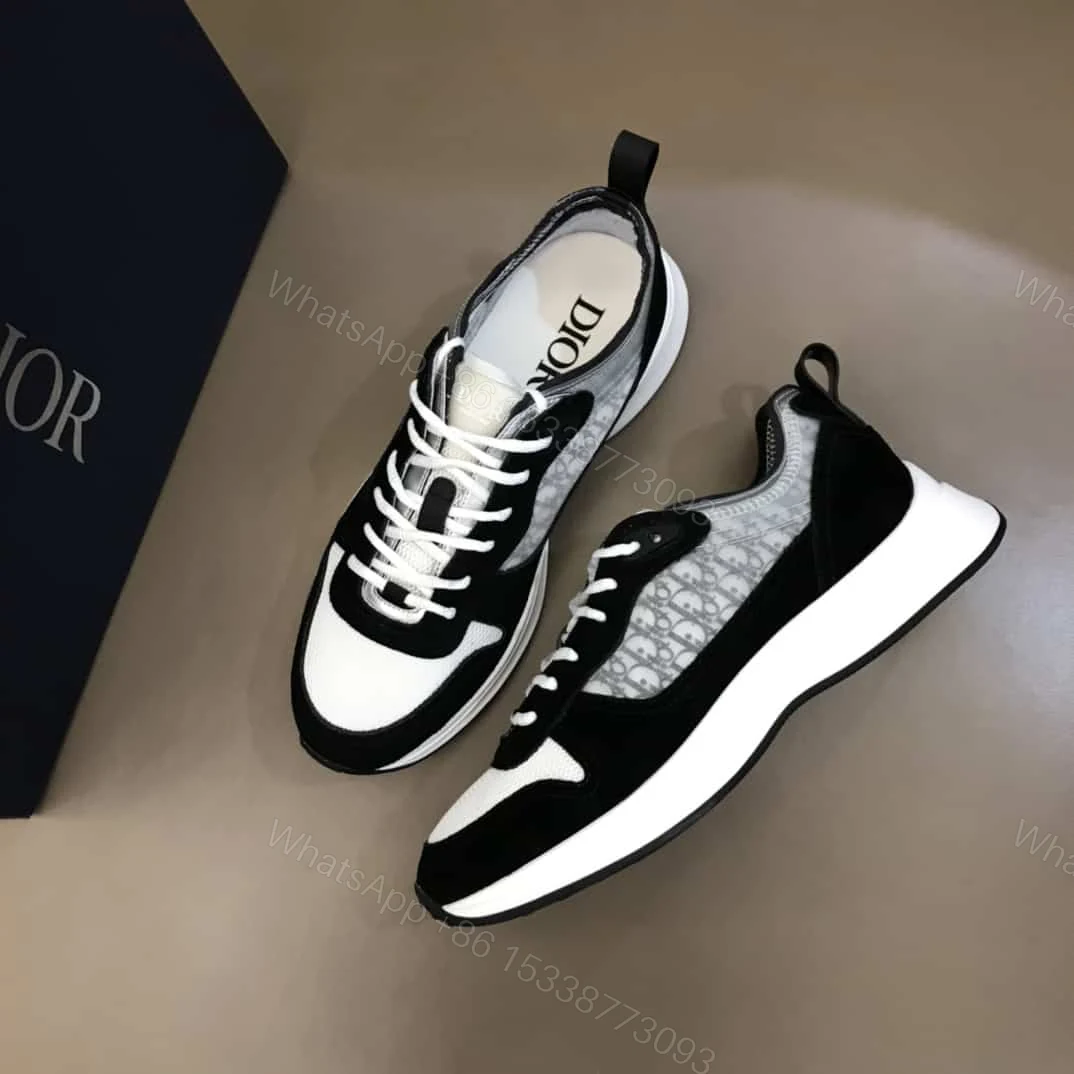 View 8 of DIOR B25 OBLIQUE BLACK SUEDE RUNNER – CD37