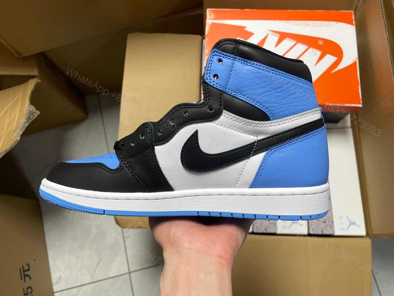 View 2 of Jordan 1 Retro High OG UNC Toe