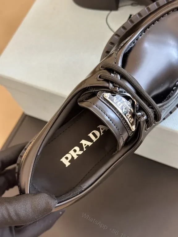 View 4 of Polished Moccasin-Style Sneakers: Luxe Prada-Inspired Comfort