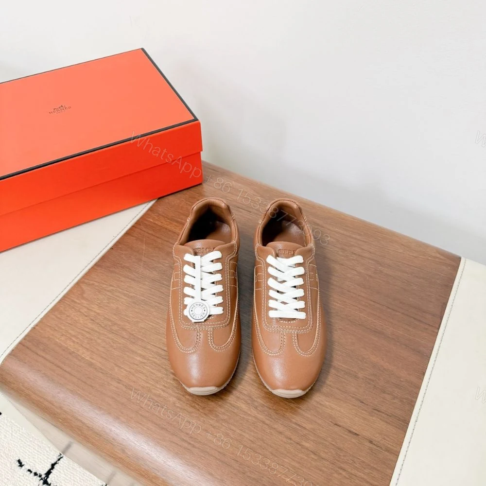 View 2 of Hermes Master Sneaker Gold