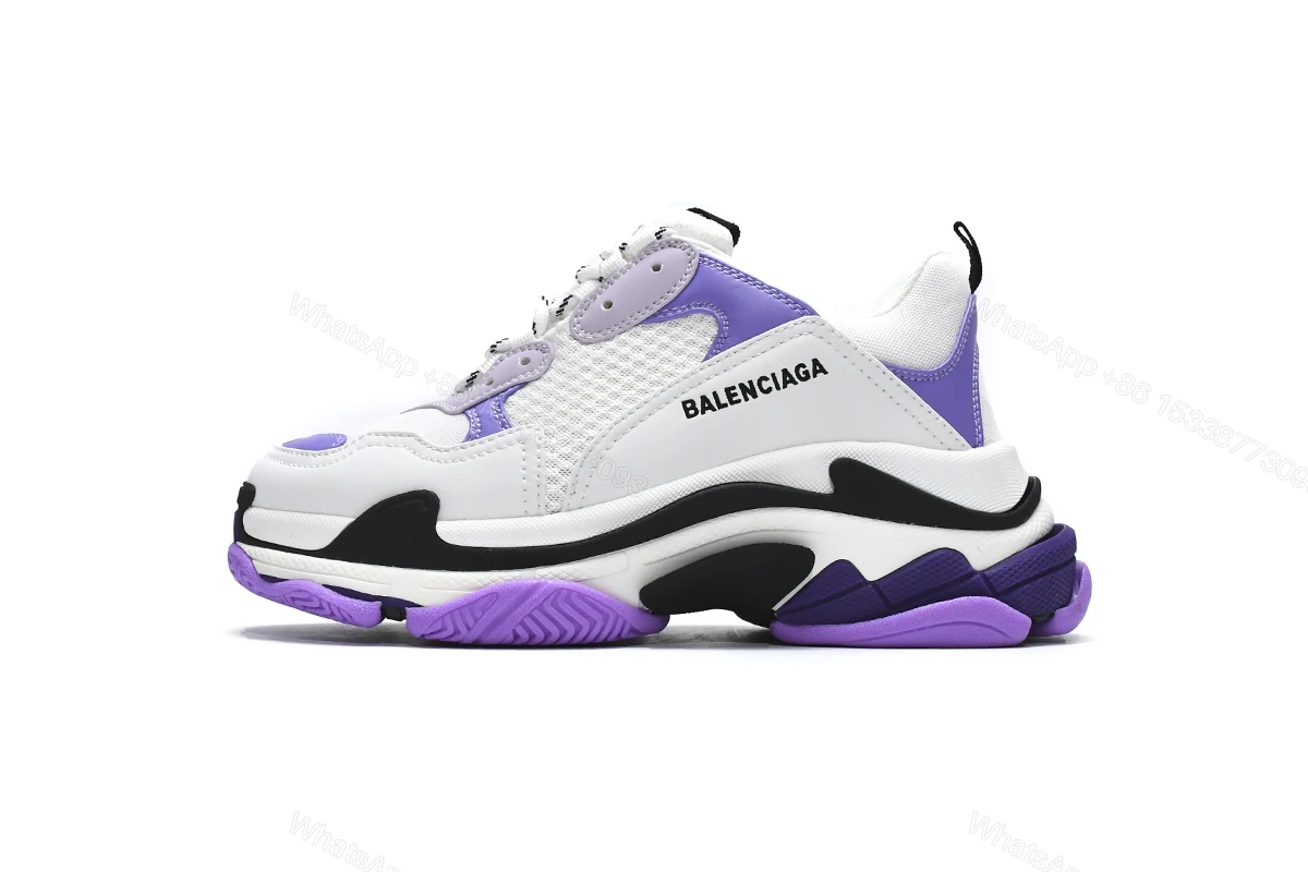 View 9 of Balenciaga Triple S White Pink Purple 524039 W09OH 9688