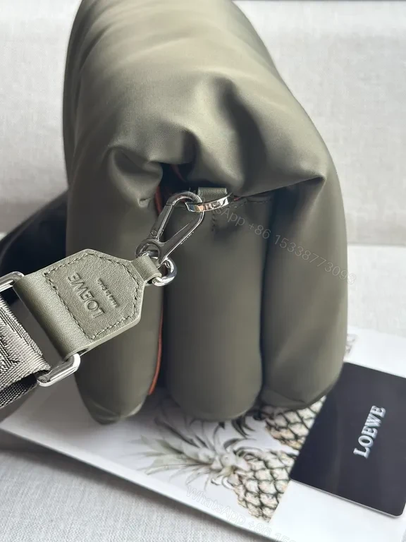 View 8 of Olive LOEWE Nylon Crossbody: Refined Everyday Luxury Bag
