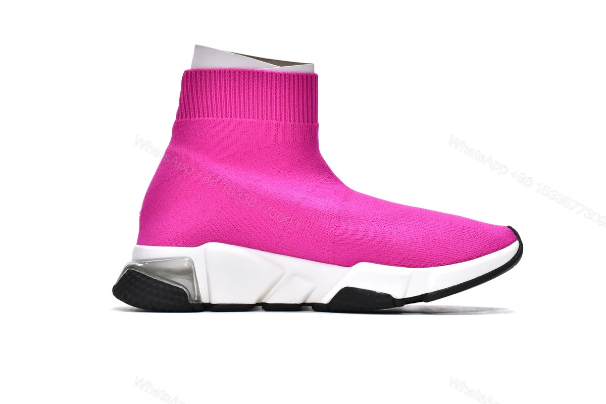 View 5 of Balenciaga Speed Trainer Rose Red